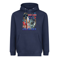 Navy Dead inside but it's the 4th of July Heavyweight Hoodie - CowGirlArtShop