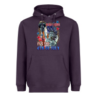 Plum Dead inside but it's the 4th of July Heavyweight Hoodie - CowGirlArtShop