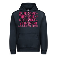 Navy overcome through courage strength  malia Urban Hoodie - MaliasSmallBusiness