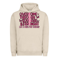 Pigment French Oak overcome through courage strength  malia Urban Hoodie - MaliasSmallBusiness