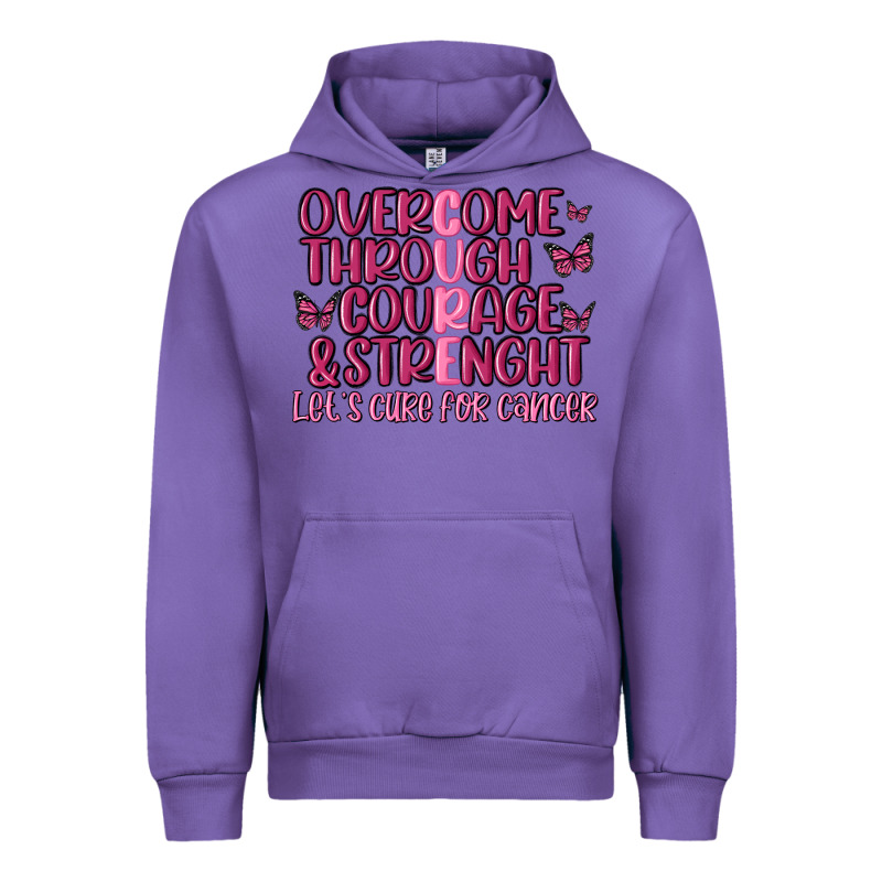 Overcome Through Courage Strength  Malia Urban Hoodie by MaliasSmallBusiness | Teevron