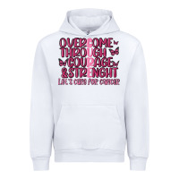 White overcome through courage strength  malia Urban Hoodie - MaliasSmallBusiness