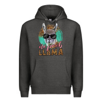 Charcoal Heather western no prob llama Premium Hoodie - LillyAllenDesigns