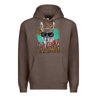Coffee western no prob llama Premium Hoodie - LillyAllenDesigns