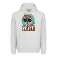 Dove Grey western no prob llama Premium Hoodie - LillyAllenDesigns