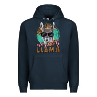 Navy western no prob llama Premium Hoodie - LillyAllenDesigns