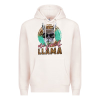 Pale Pink western no prob llama Premium Hoodie - LillyAllenDesigns