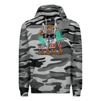 Slate Camo western no prob llama Premium Hoodie - LillyAllenDesigns