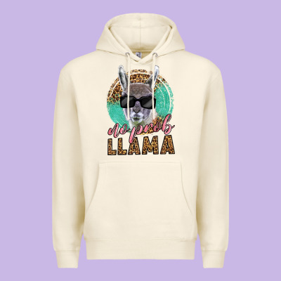Western No Prob Llama Premium Hoodie Designed By Lillyallendesigns