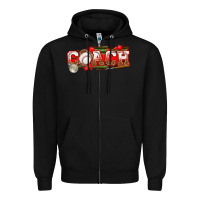 Black baseball coach Zipper Hoodie - texasbilliewilder