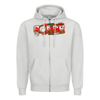 Dove Grey baseball coach Zipper Hoodie - texasbilliewilder