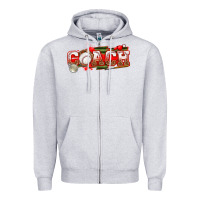 Heather Grey baseball coach Zipper Hoodie - texasbilliewilder