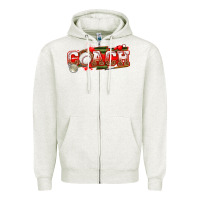 Oatmeal Heather baseball coach Zipper Hoodie - texasbilliewilder