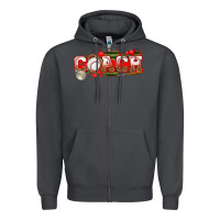Smoke baseball coach Zipper Hoodie - texasbilliewilder