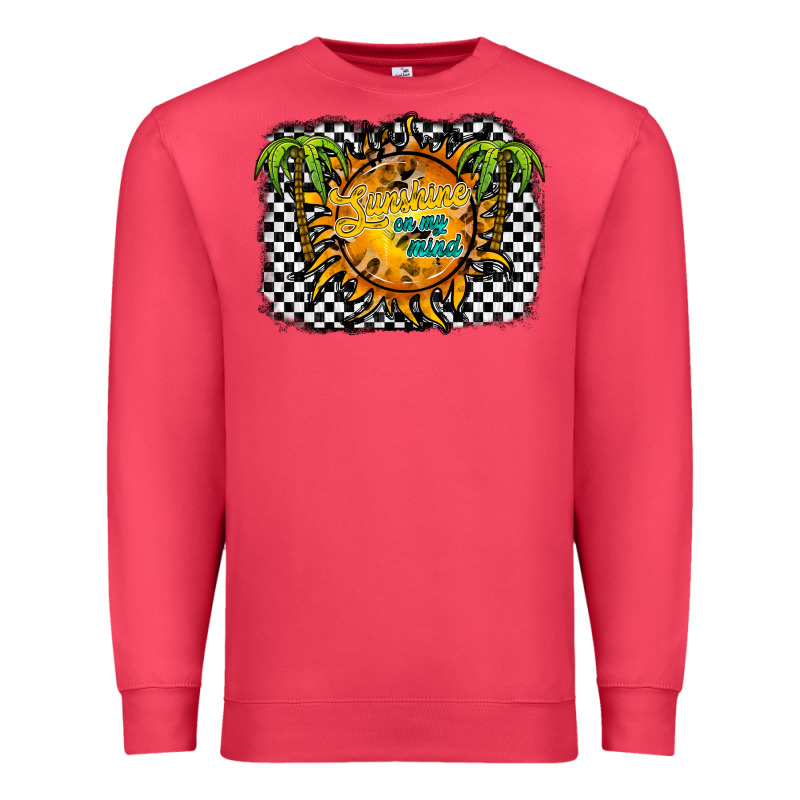 Sunshine On My Mind Premium Sweatshirt by RacoonDesign | Teevron