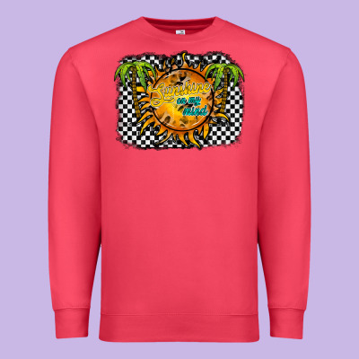 Sunshine On My Mind Premium Sweatshirt Designed By Racoondesign