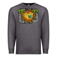 Charcoal Heather sunshine on my mind Premium Sweatshirt - RacoonDesign