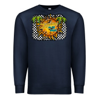 Navy sunshine on my mind Premium Sweatshirt - RacoonDesign