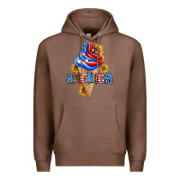 Chestnut ice cream america Premium Hoodie - AdoDesignShop
