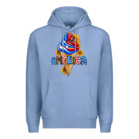 Colony Blue ice cream america Premium Hoodie - AdoDesignShop
