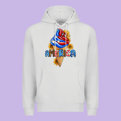 Ice Cream America Premium Hoodie Designed By Adodesignshop