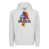 Dove Grey ice cream america Premium Hoodie - AdoDesignShop