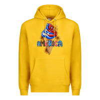 Lemon ice cream america Premium Hoodie - AdoDesignShop