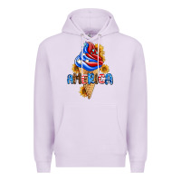 Lilac ice cream america Premium Hoodie - AdoDesignShop