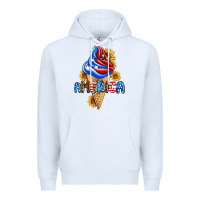 White ice cream america Premium Hoodie - AdoDesignShop