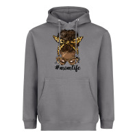 Storm afro messy bun mom life Heavyweight Hoodie - HRA Design Shop