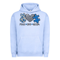 Pigment Grape Ice peace love autism Urban Hoodie - MaliasSmallBusiness