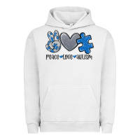 Pigment Lunar Rock peace love autism Urban Hoodie - MaliasSmallBusiness