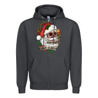 Smoke Kinda merry kinda scary Zipper Hoodie - RanaPortraitStore