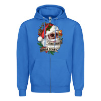 True Royal Kinda merry kinda scary Zipper Hoodie - RanaPortraitStore