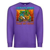 Purple country roads take me home Premium Sweatshirt - HRA Design Shop