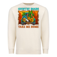 Sandshell country roads take me home Premium Sweatshirt - HRA Design Shop