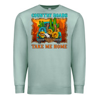 Seafoam country roads take me home Premium Sweatshirt - HRA Design Shop