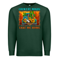 Sports Green country roads take me home Premium Sweatshirt - HRA Design Shop