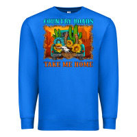 True Royal country roads take me home Premium Sweatshirt - HRA Design Shop