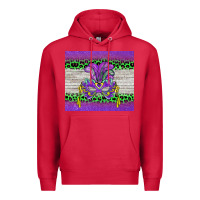 Cardinal mardi gras  mask Premium Hoodie - BarkalooDesign