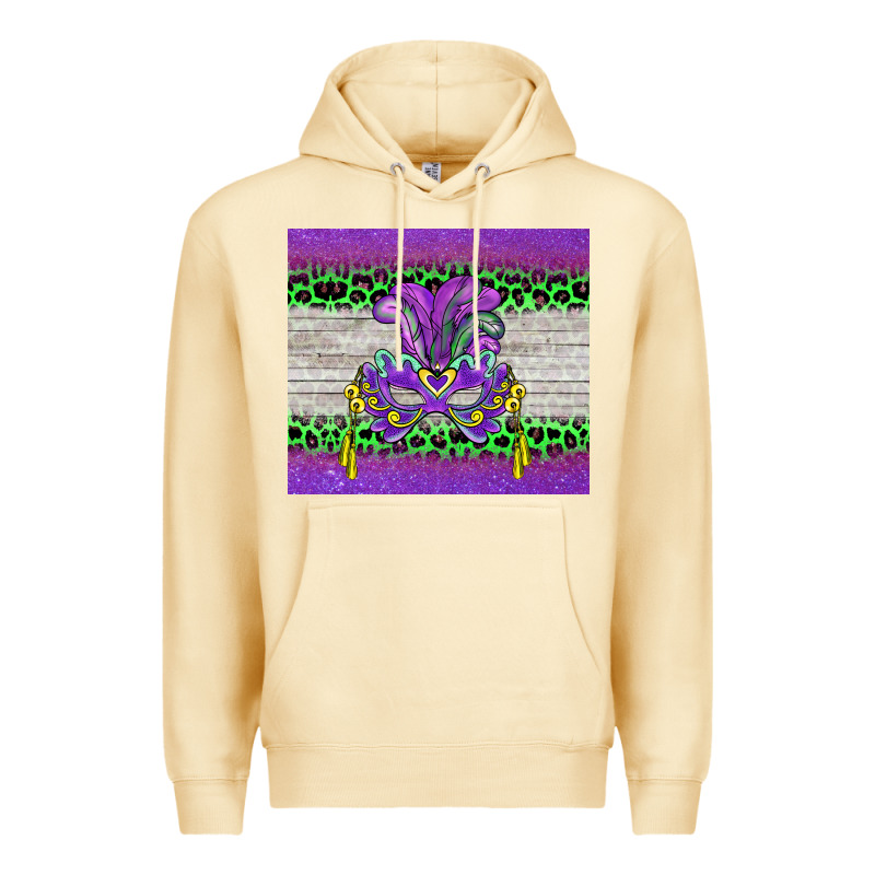 Mardi Gras  Mask Premium Hoodie by BarkalooDesign | Teevron