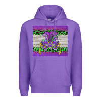 Purple mardi gras  mask Premium Hoodie - BarkalooDesign