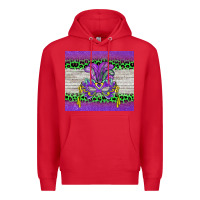 Red mardi gras  mask Premium Hoodie - BarkalooDesign