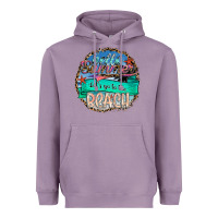 Lavender Hello Summer Let's Go To The Beach Heavyweight Hoodie - SublimationCraftShop