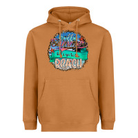 Meerkat Hello Summer Let's Go To The Beach Heavyweight Hoodie - SublimationCraftShop