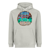 Moon Dust Hello Summer Let's Go To The Beach Heavyweight Hoodie - SublimationCraftShop