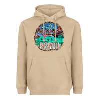 Mushroom Hello Summer Let's Go To The Beach Heavyweight Hoodie - SublimationCraftShop
