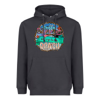 Smoke Hello Summer Let's Go To The Beach Heavyweight Hoodie - SublimationCraftShop