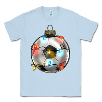 Dusty Blue christmas  soccer Classic Tee - Zillion Design Studio