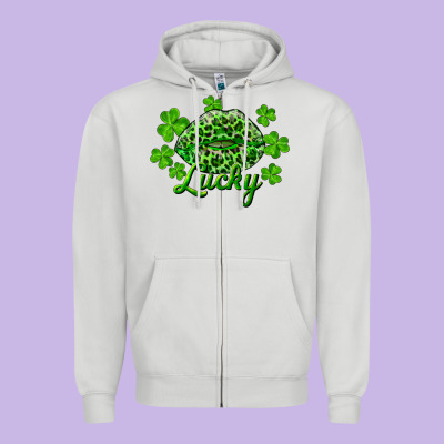 Zipper Hoodie Kiss lucky